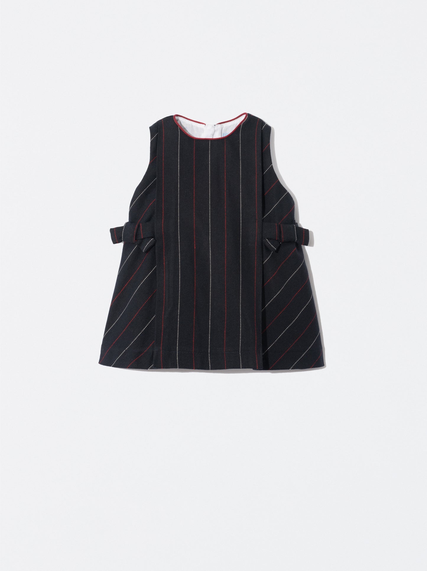 Vestido de riscas