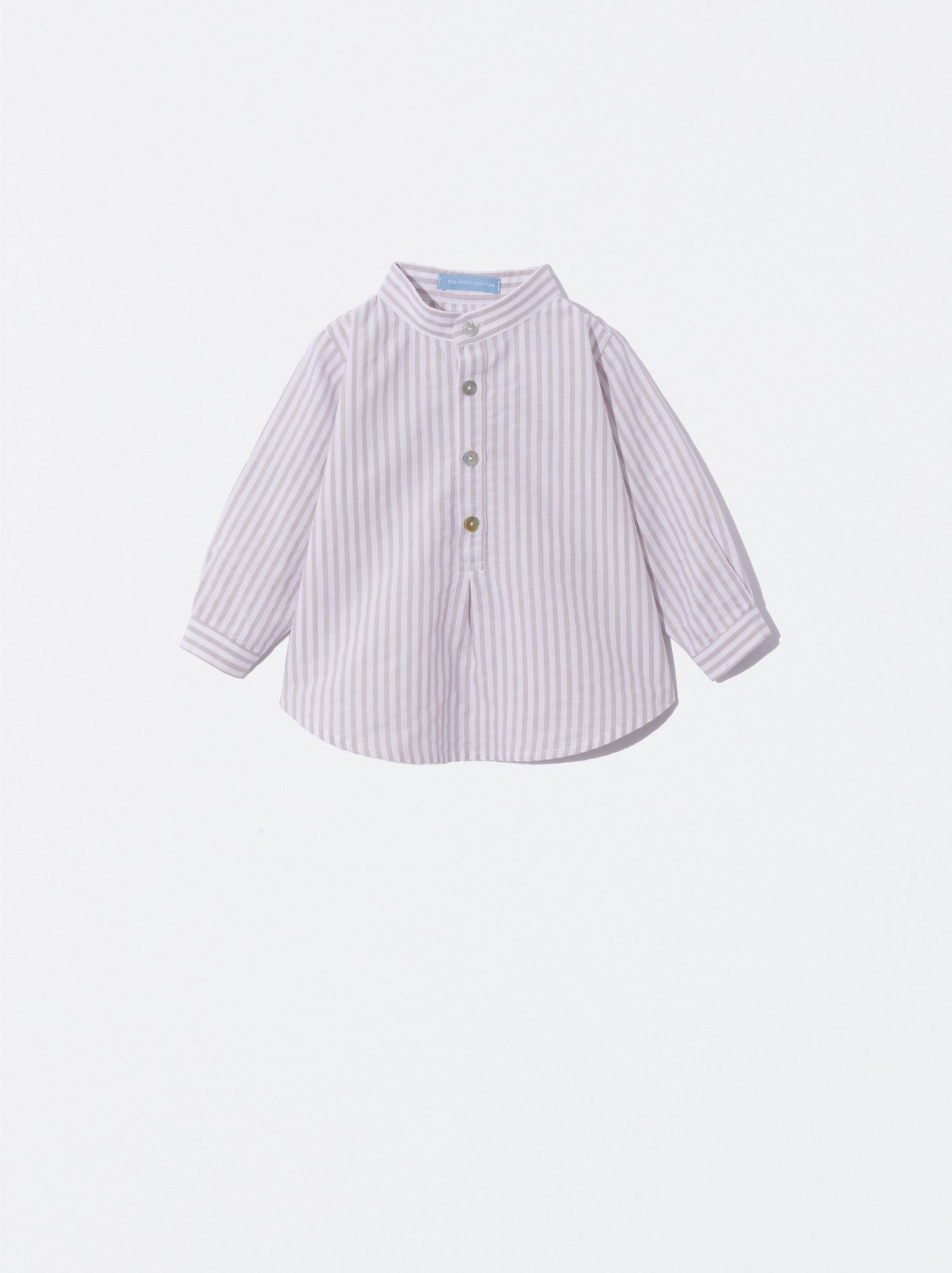 Camisa riscas bege