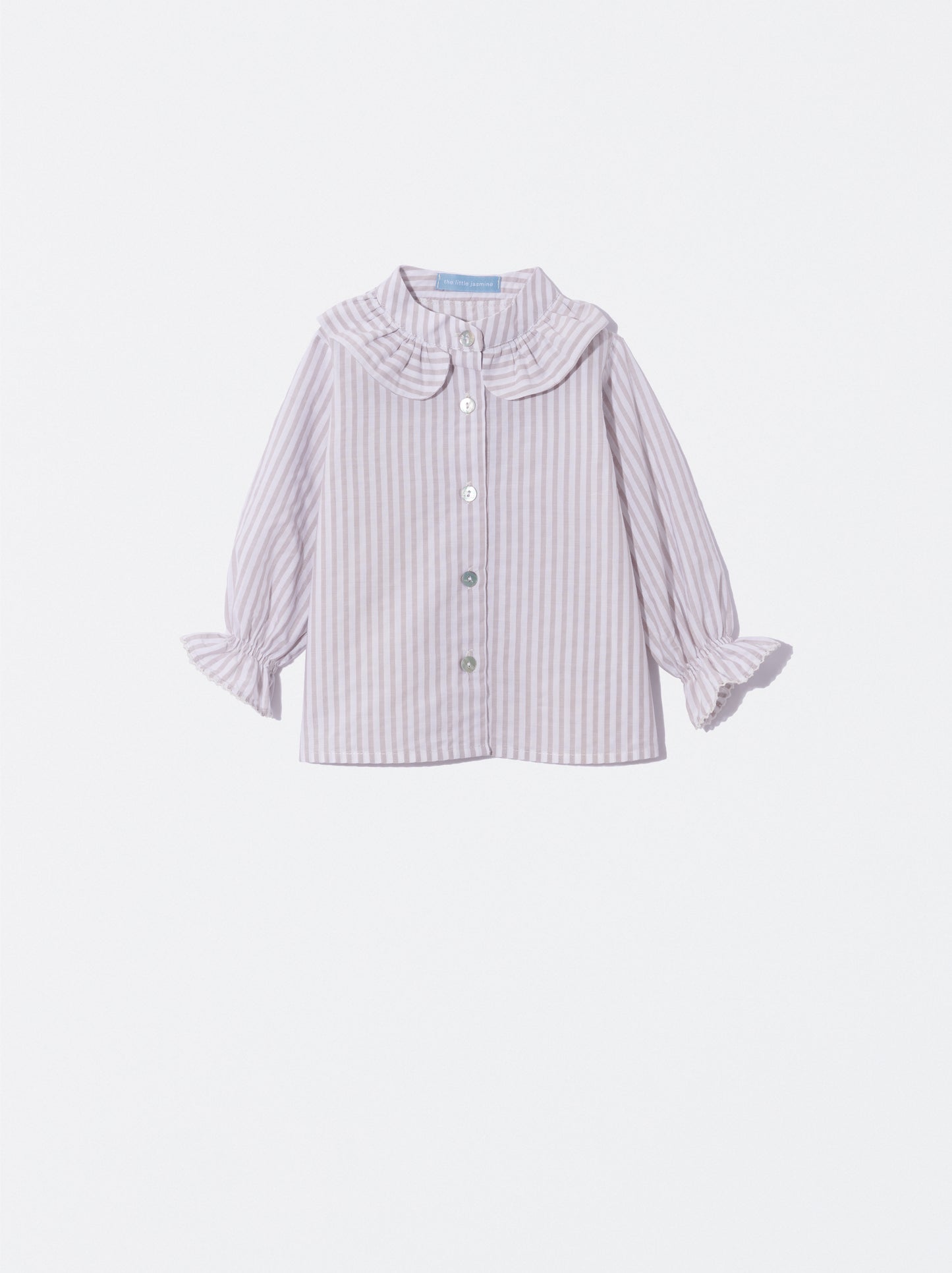 Blusa riscas bege