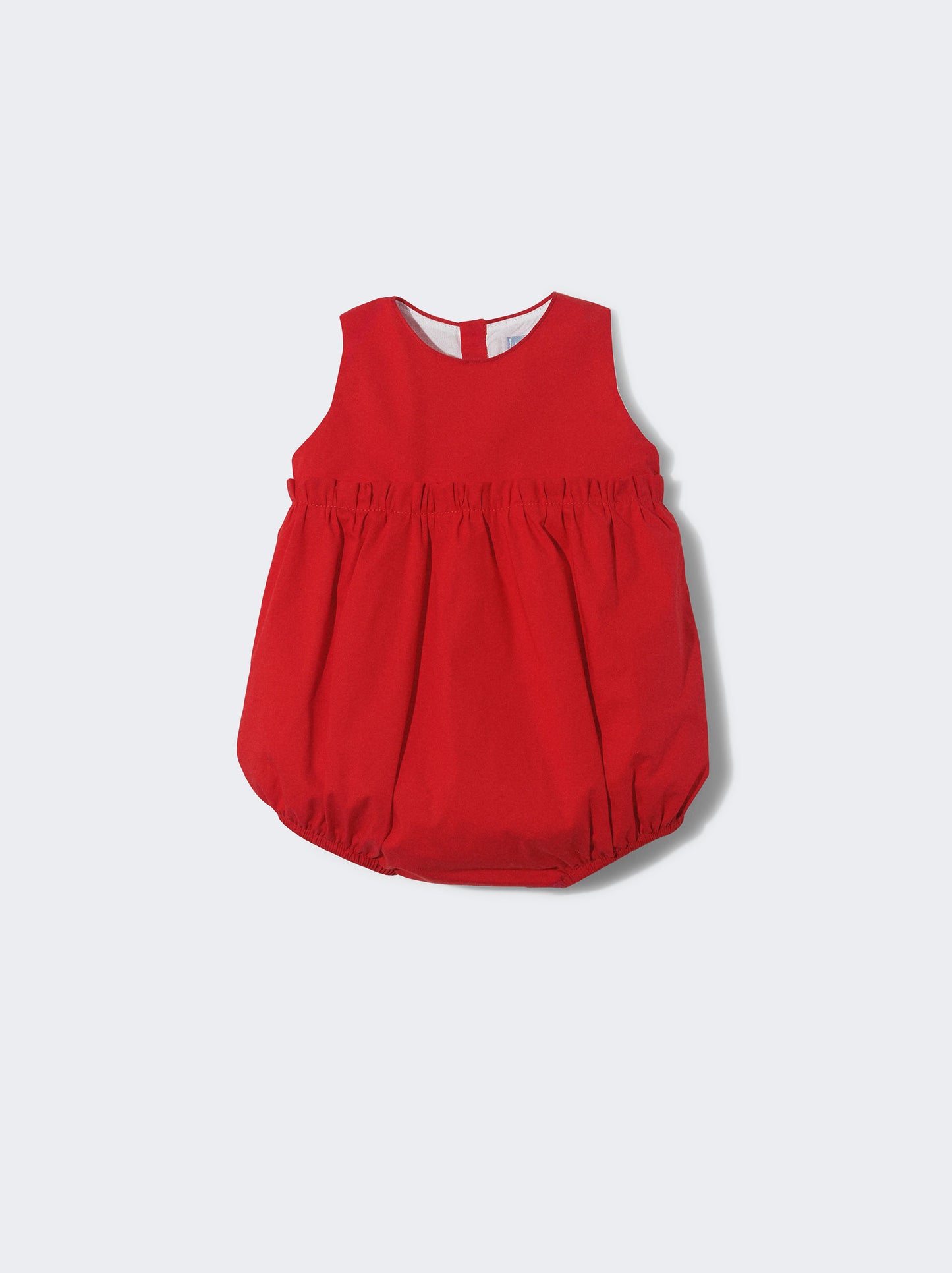 Fofo vermelho com detalhe de folho