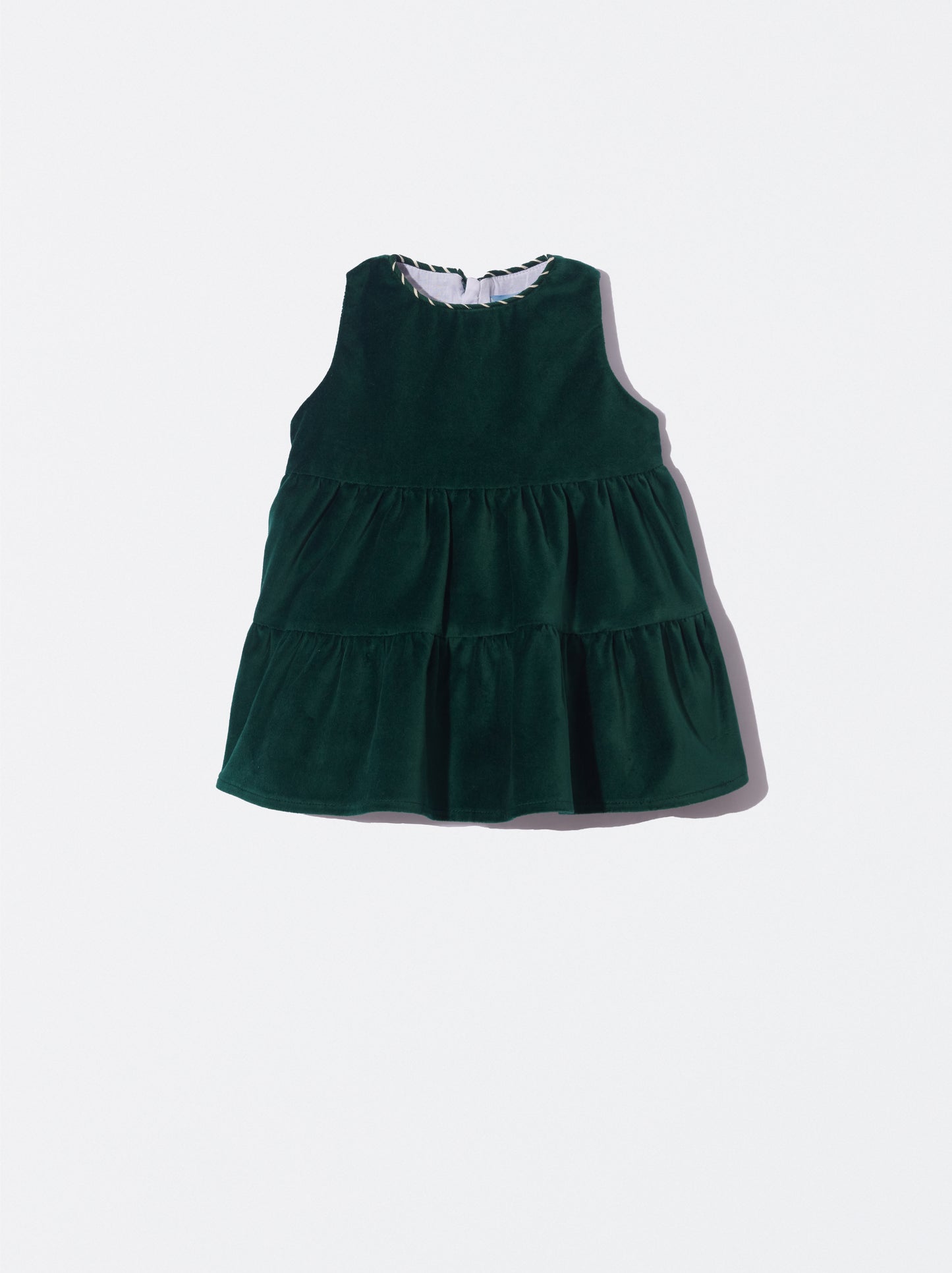 Vestido verde de veludo