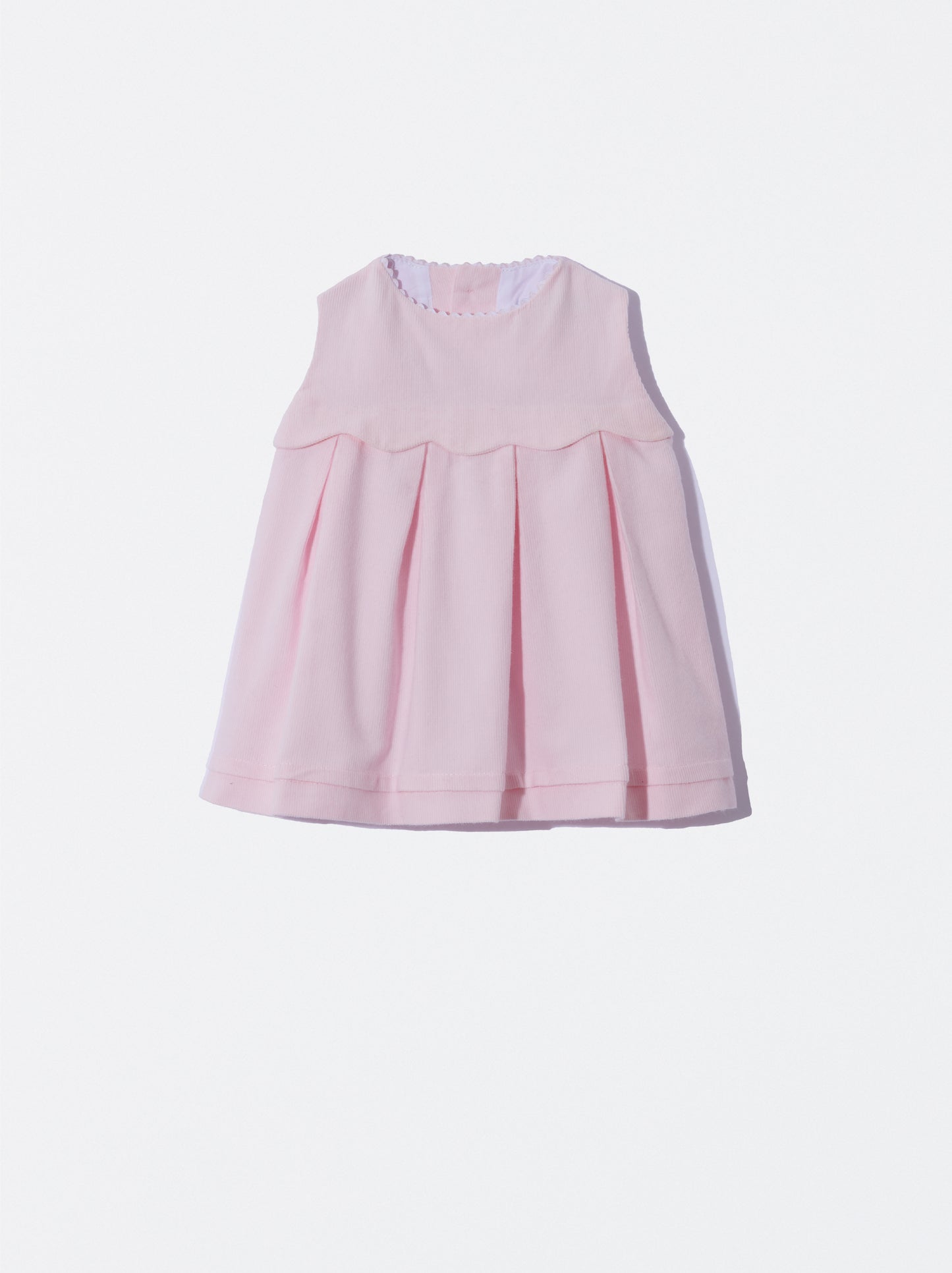 Vestido bombazina rosa