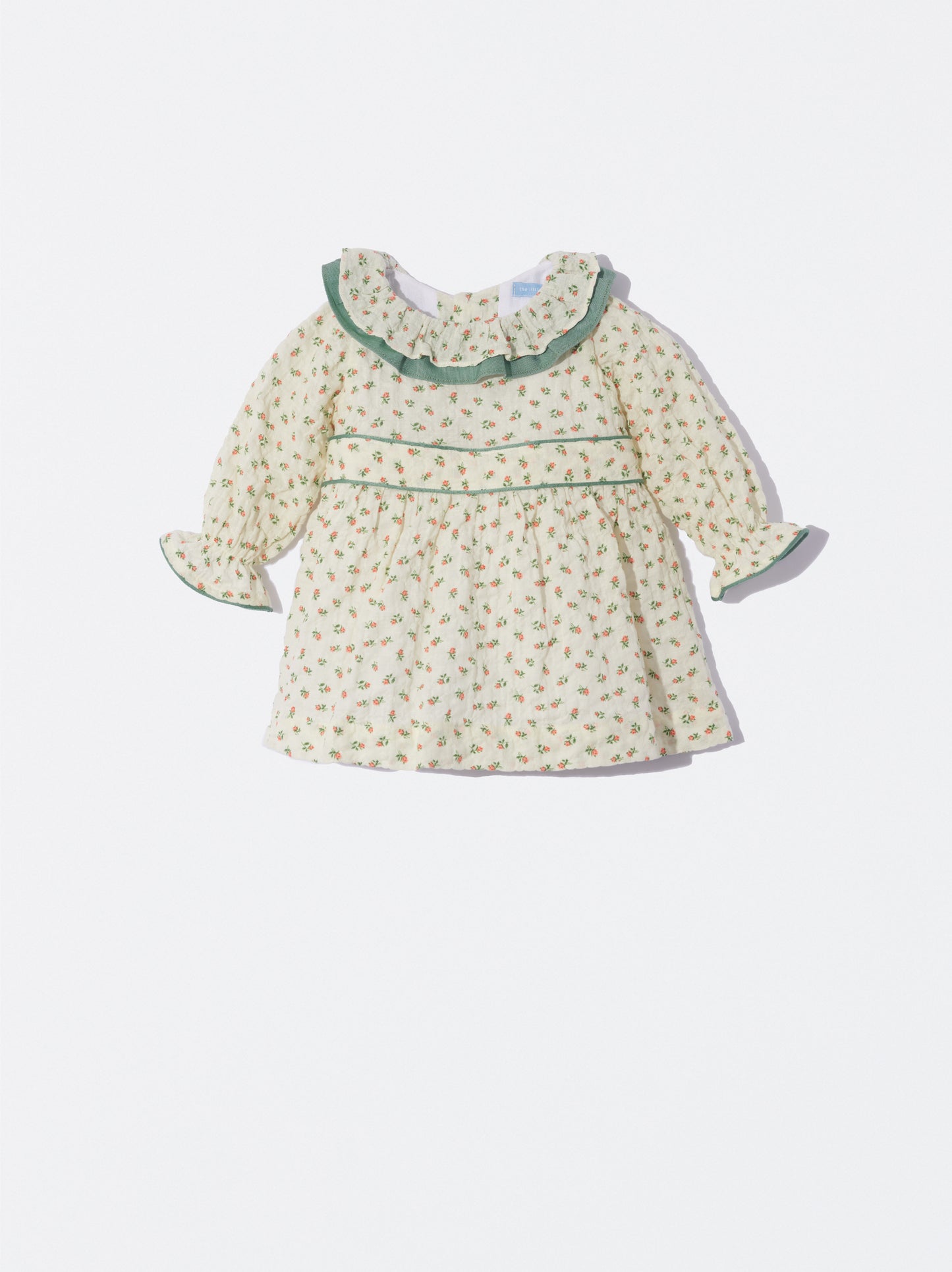 Vestido com padrão de floral amarelo