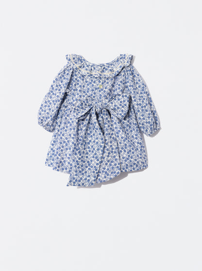 Vestido com padrão de floral