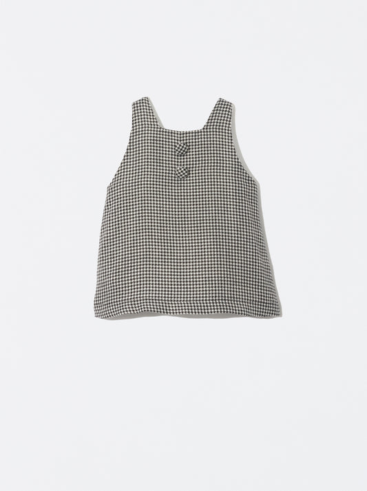 Vestido preto e branco