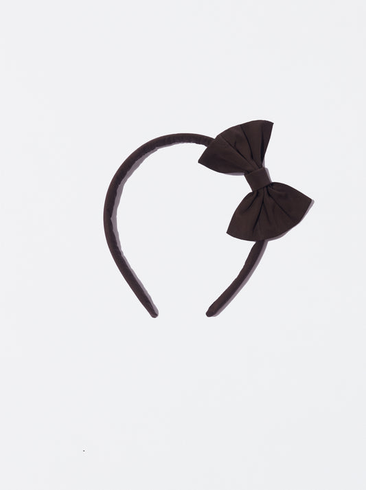 Bandolete castanha com laço