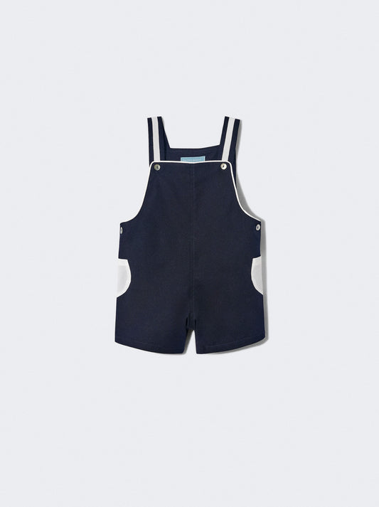 Jardineiras azuis marinho