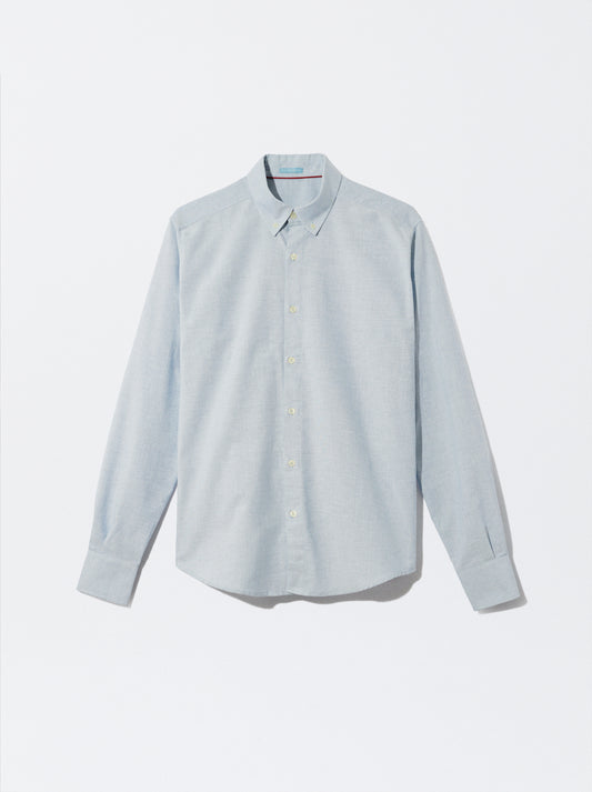 Camisa Oxford Slim Fit