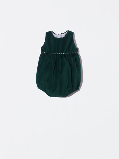 Fofo em veludo verde