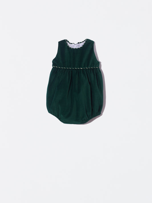 Fofo em veludo verde