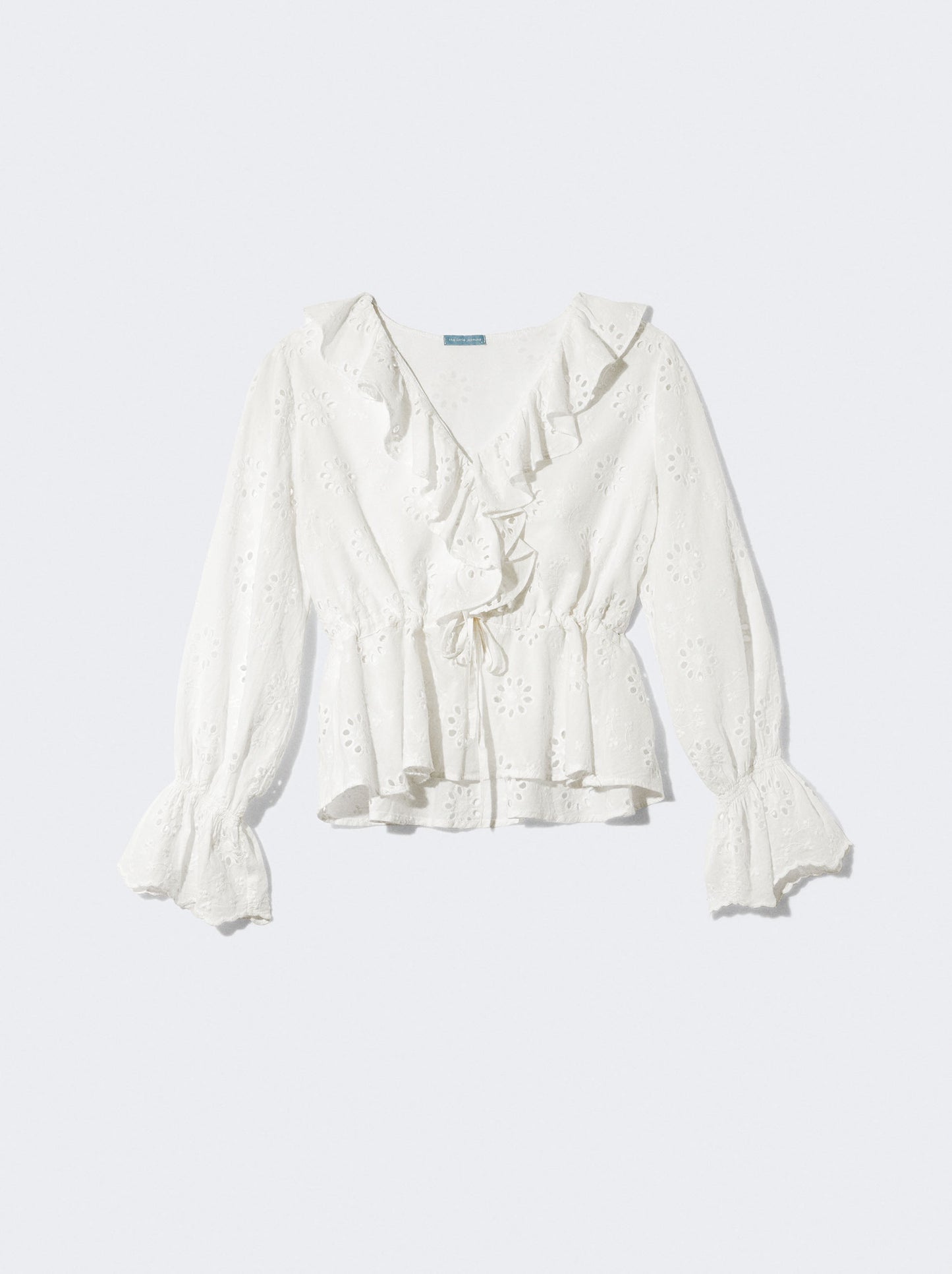 Blusa de Mulher em bordado inglês