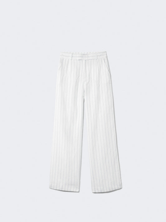 Pantalona em linho riscador