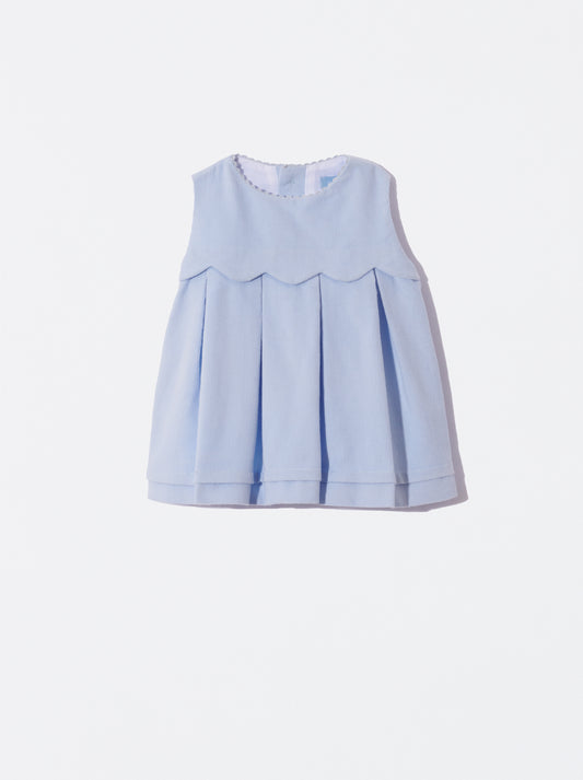 Vestido bombazine azul