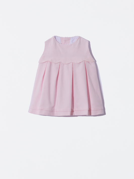 Vestido bombazina rosa